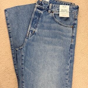 Madewell Women's Curvy Dean Easy Straight Leg Jeans - 29